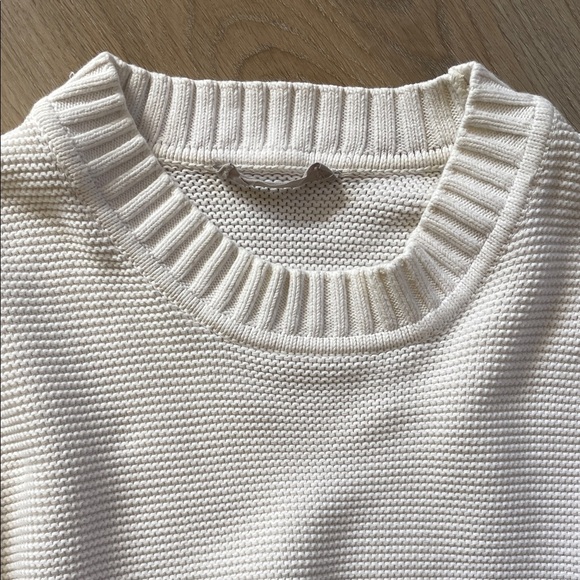 Everlane Cream Women's Crew Neck Sweater - Picture 2 of 2
